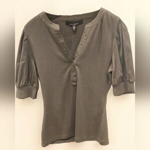 Rib Poplin Henley